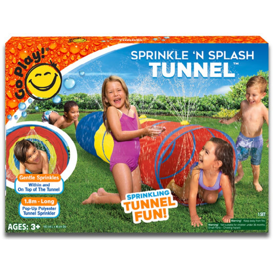 GO PLAY SPRINKLER & SPLASH TUNNEL