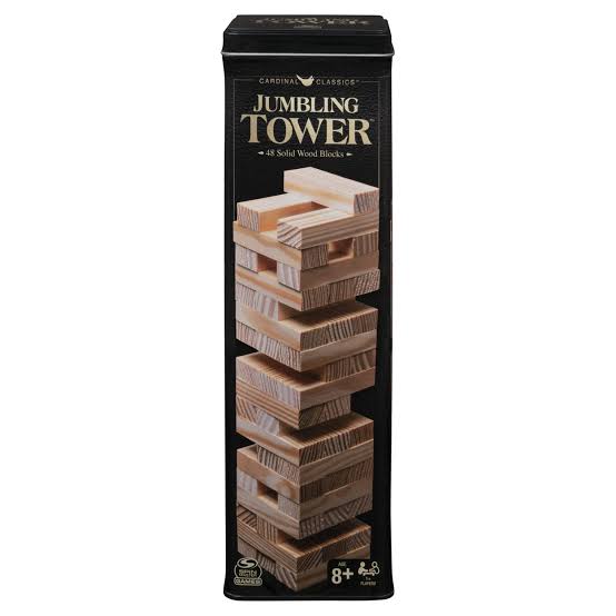 GAME CARDINAL JUMBLING TOWER IN TIN NEW