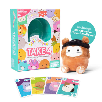 GAME SQUISHMALLOWS TAKE 4 CARD GAME