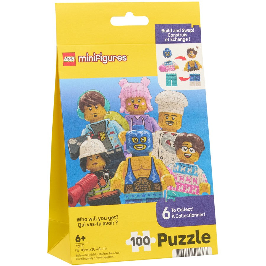 PUZZLE 100PC LEGO MINIFIGURES