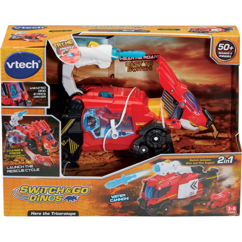 VTECH SWITCH & GO HERO THE TRICERATOPS