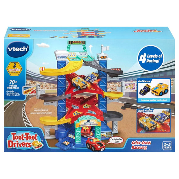 VTECH TOOT TOOT CRISS CROSS RACEWAY