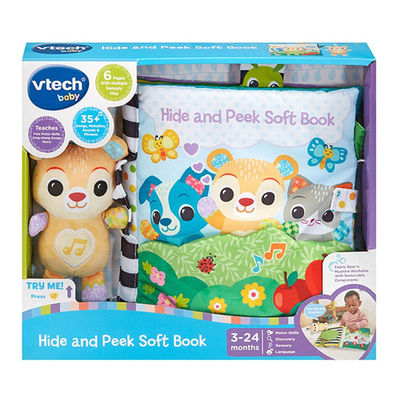 VTECH HIDE AND PEEK SOFT BOOK