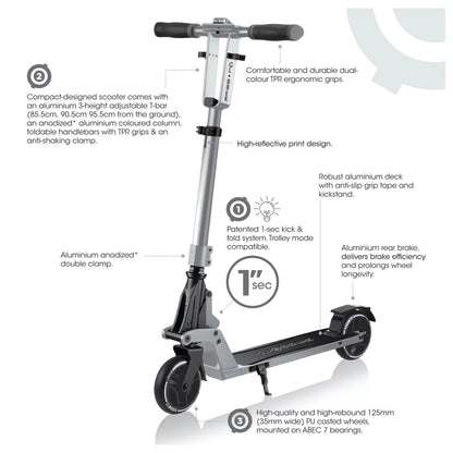 Scooter Globber One K 125 Black
