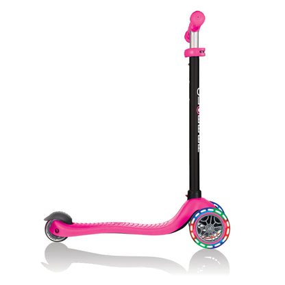 Globber Scooter Go Up Sporty Lights Pink