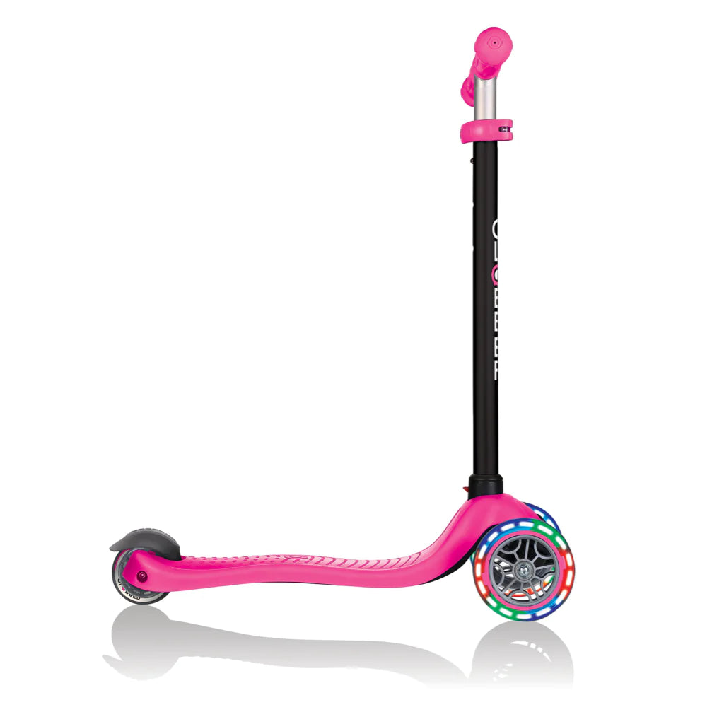 GLOBBER SCOOTER GO UP SPORTY LIGHTS PINK