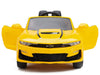 RIDE ON 12 VOLT CHEVROLET CAMARO YELLOW