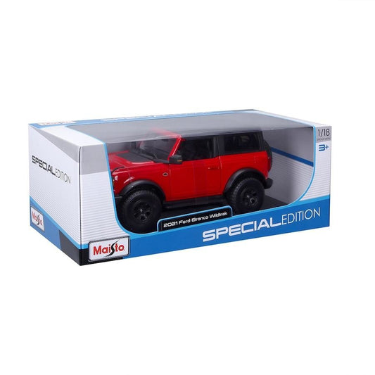 D/C 1:18 2021 FORD BRONCO WILDTRAK RED