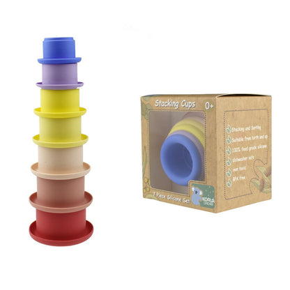 STACKING CUPS 7PC SILICONE