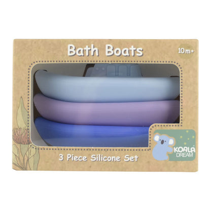 BATH BOATS 3PC SILCONE