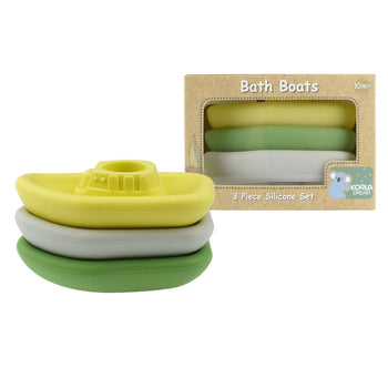 BATH BOATS 3PC SILCONE