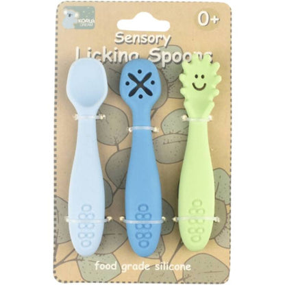 SILICONE SENSORY  LICKING SPOONS