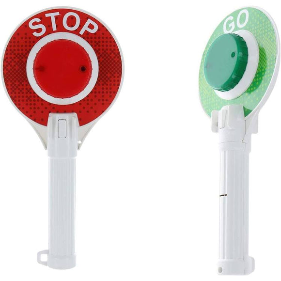 STOP GO PADDLES WITH LIGHTS