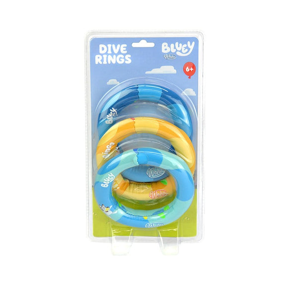 WAHU BLUEY DIVE RINGS