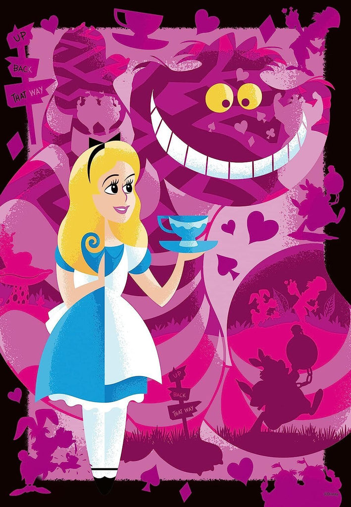 PUZZLE 300PC DISNEY 100 ALICE WONDERLAND