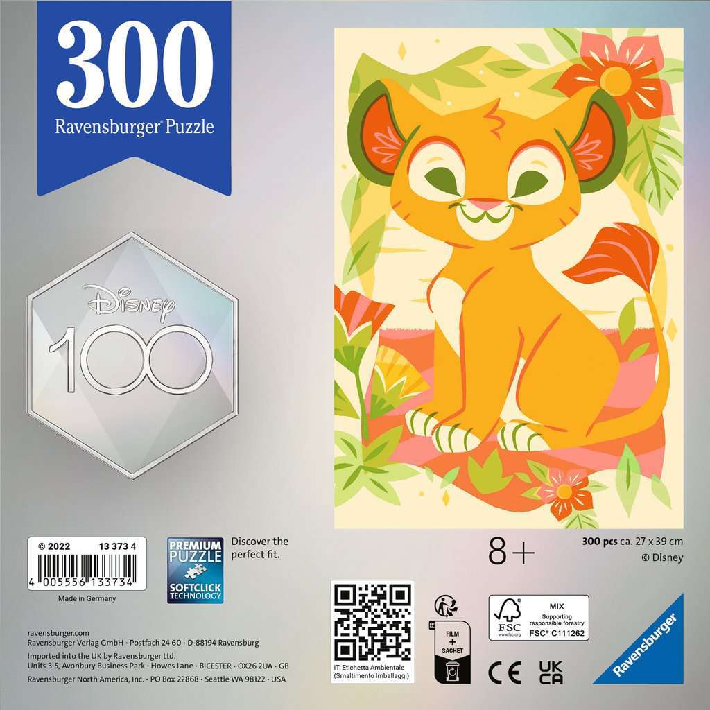 PUZZLE 300PC DISNEY 100 SIMBA