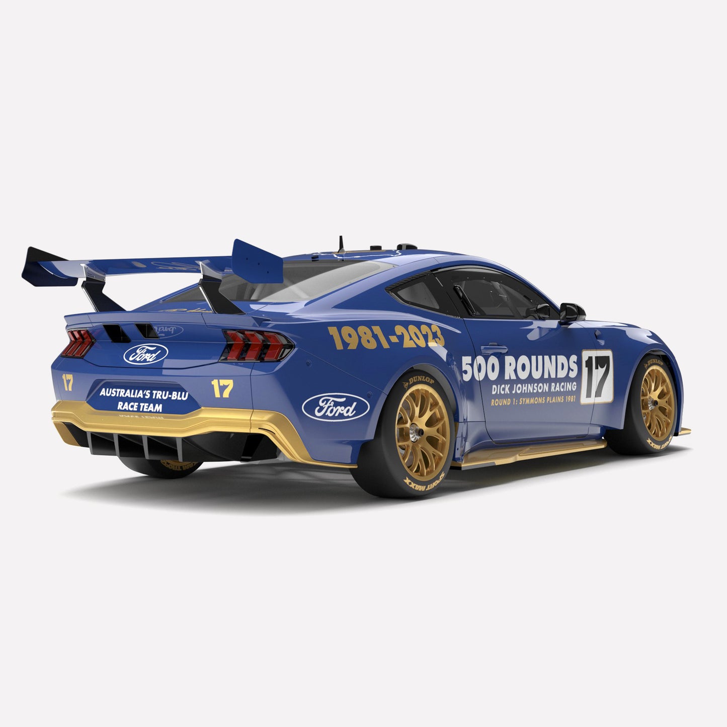 1:18 DJ RACING #17 MUSTANG 500 ROUNDS