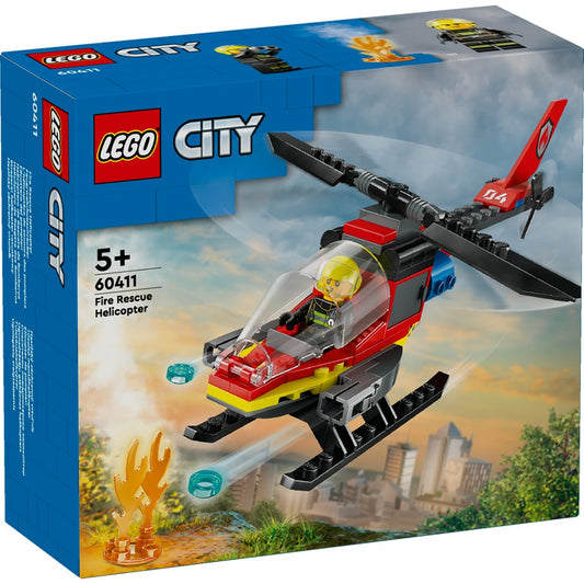 LEGO 60411 CITY FIRE RESCUE HELICOPTER