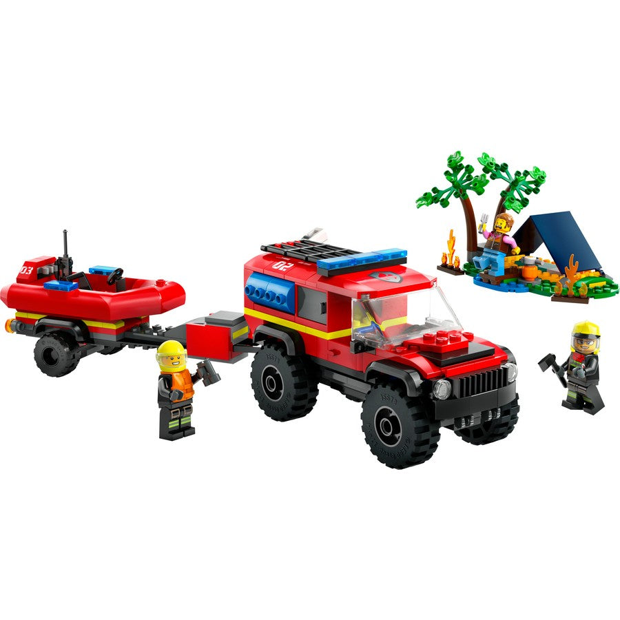 LEGO 60412 CITY 4X4 TRUCK WITH BOAT