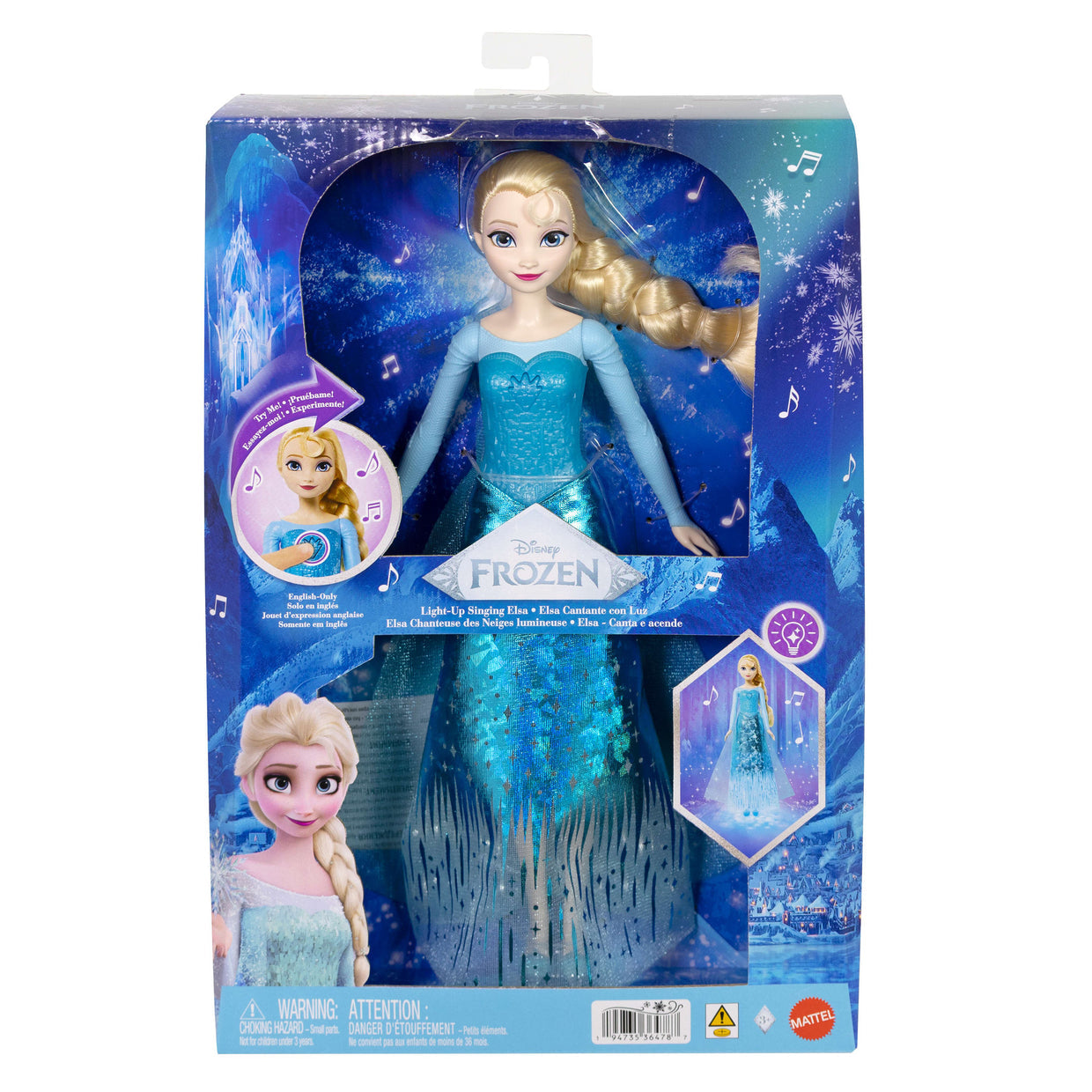 FROZEN LIGHT UP SINGING ELSA