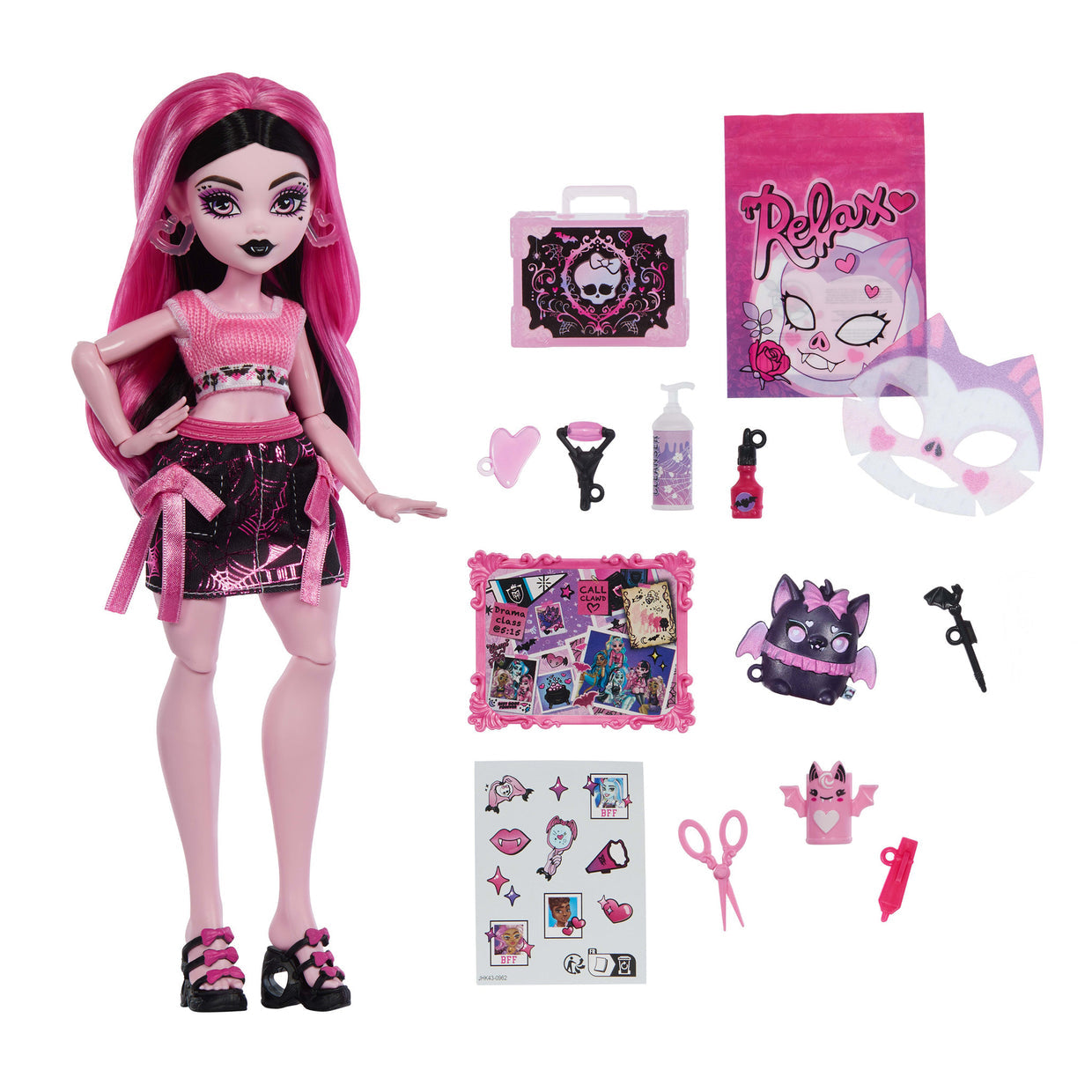 MONSTER HIGH SELF SCARE DOLL DRACULAURA