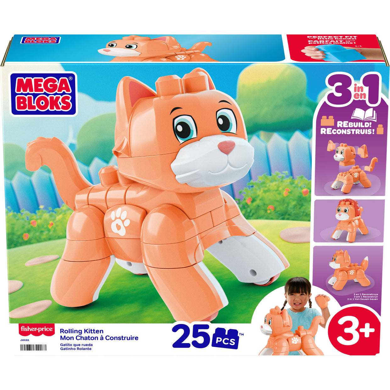 MEGA BLOCKS ROLLING KITTEN