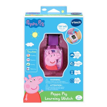 VTECH PEPPA PIG LEARNING WATCH PINK