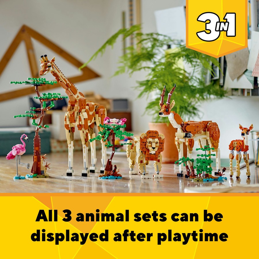 LEGO 31150 CREATOR WILD SAFARI ANIMALS