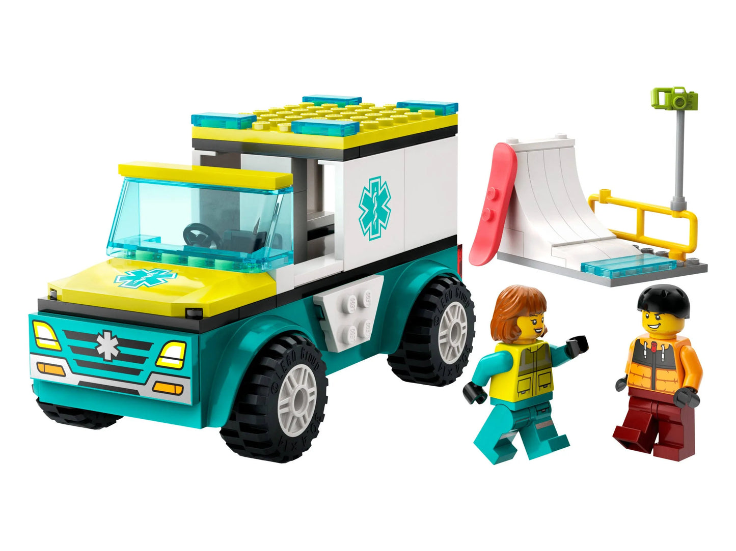 LEGO 60403 CITY AMBULANCE & SNOWBOARDER