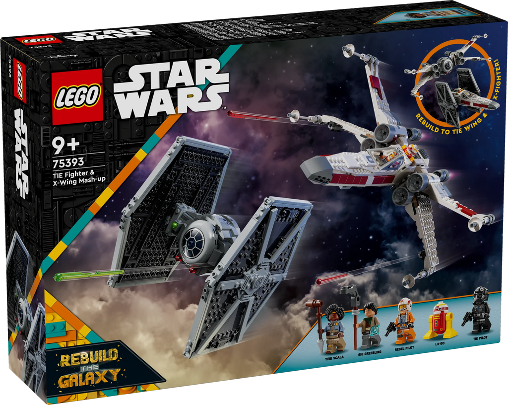 LEGO 75393 SW TIE FIGHTER & X-WING MASH