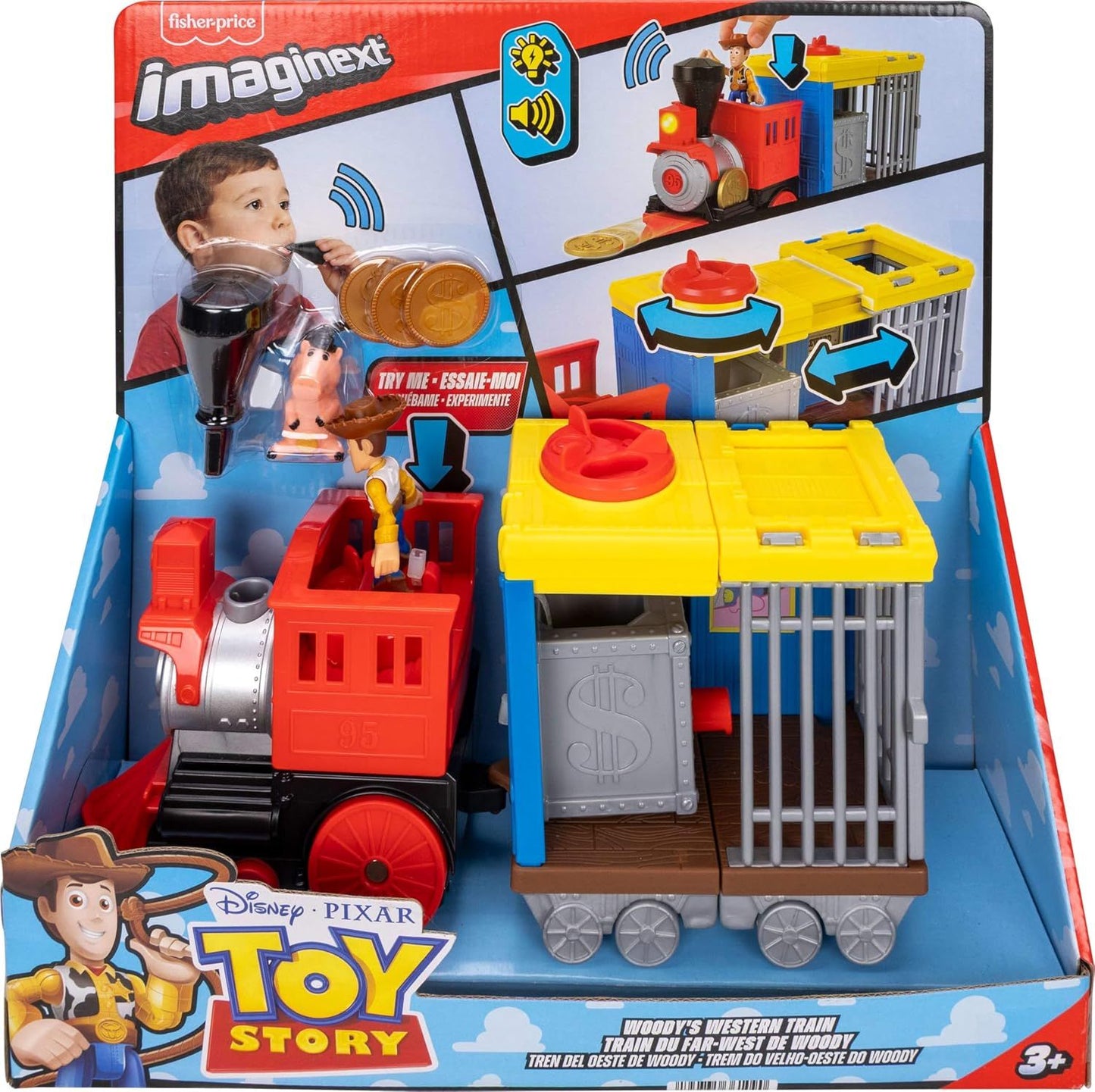 F/P IMAGINEXT TOY STORY WOODY TRAIN