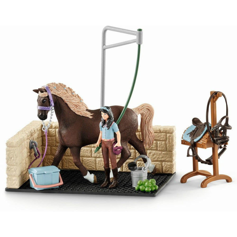 SCHLEICH 42438 WASHING AREA WITH EMILY