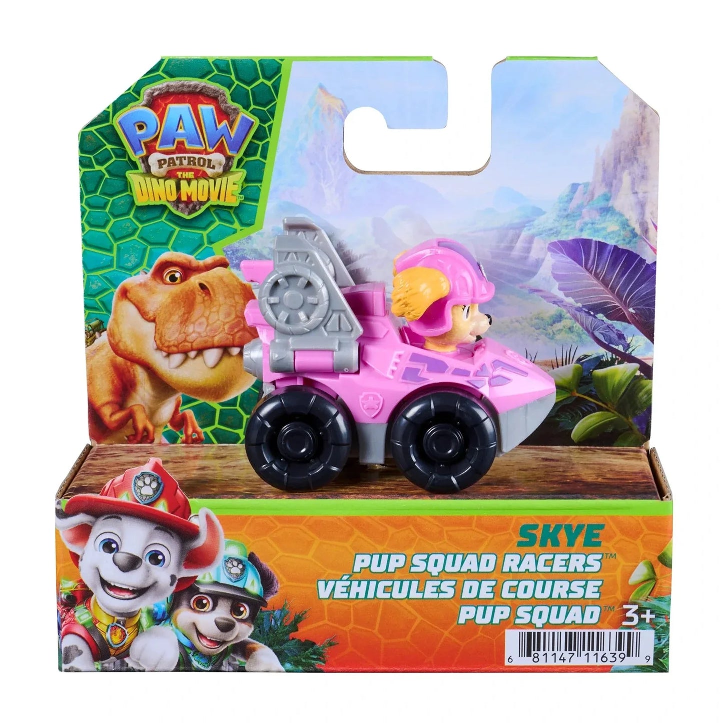PAW PATROL DINO MOVIE SQUAD RACER SKYE