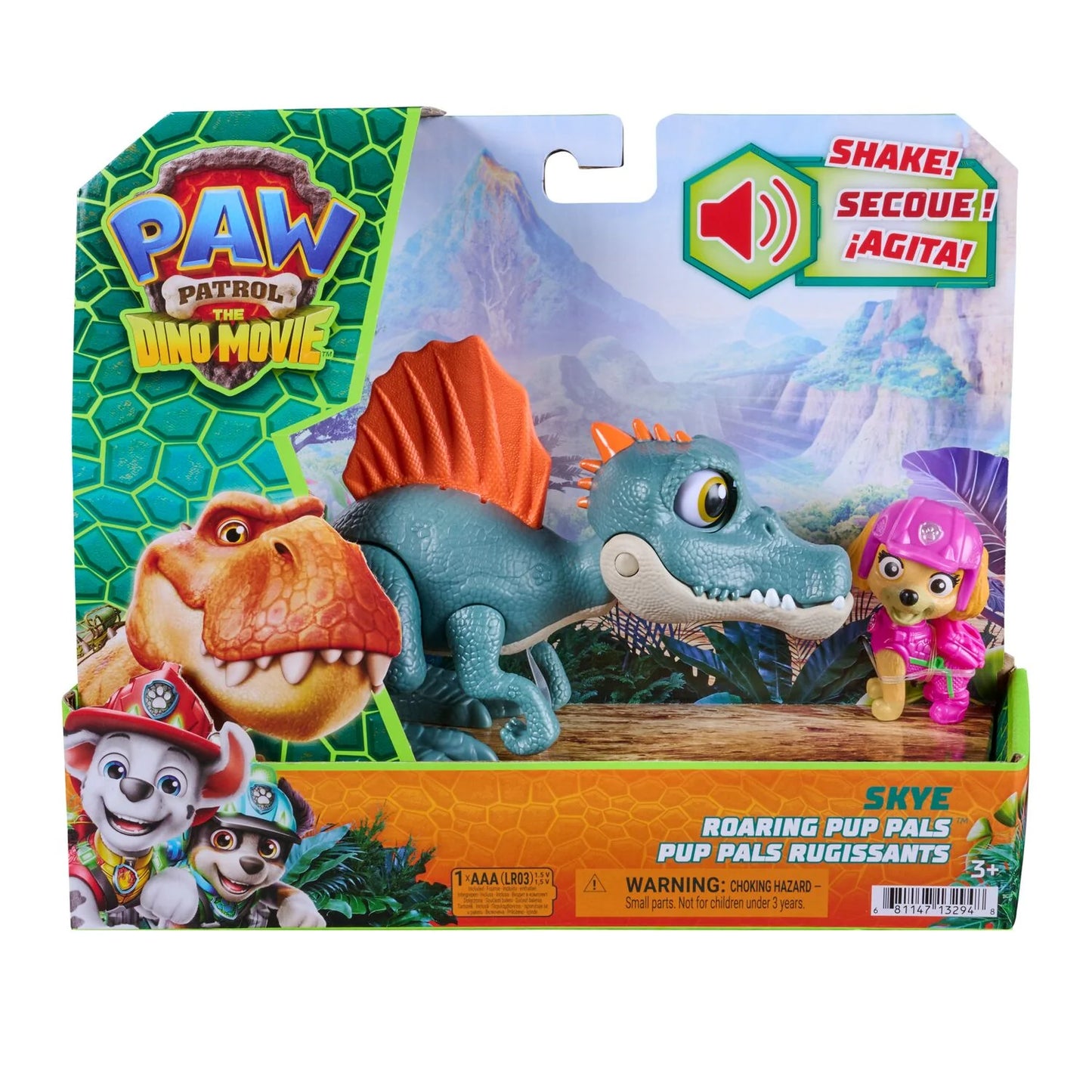 PAW PATROL DINO MOVIE ROARING PUP SKYE