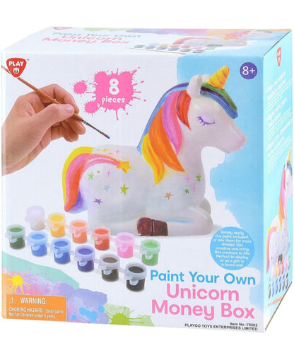 Paint Your Own Unicorn Money Box