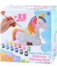 PAINT YOUR OWN UNICORN MONEY BOX