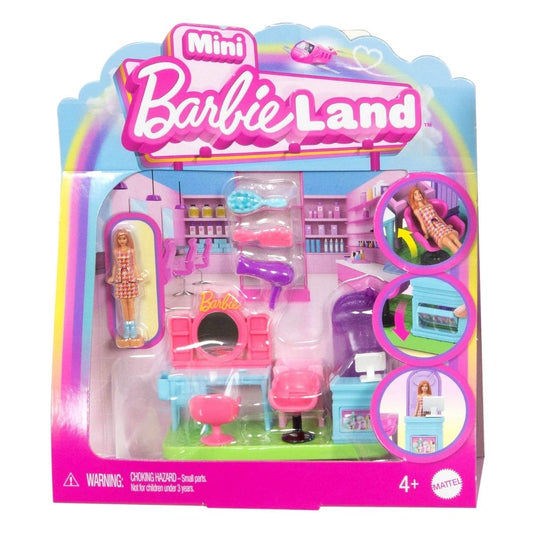 BRB MINI BARBIELAND SALON PLAYSET AST
