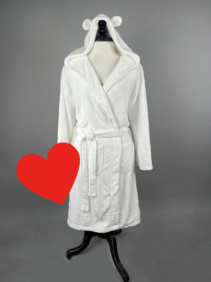 CHARLIE BEAR BATHROBE POLAR BEAR SMALL