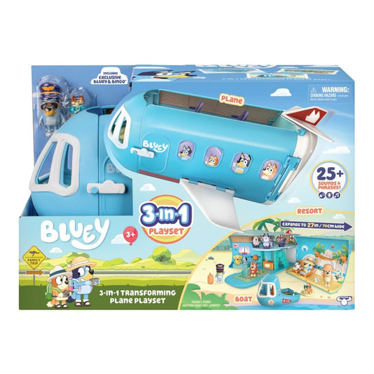 BLUEY S11 3 IN 1 AIRPLANE PLAYSET