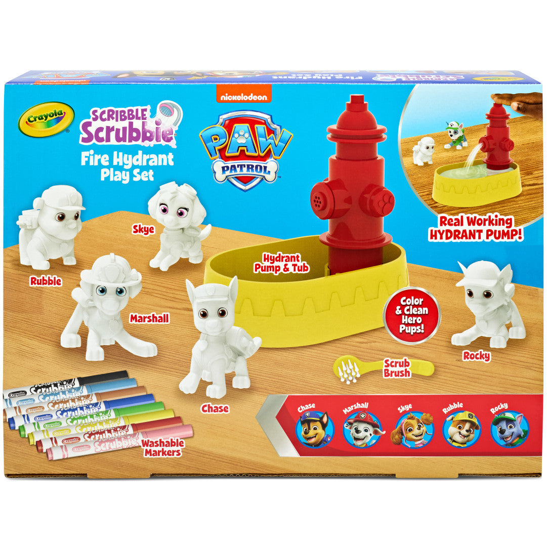 CRAYOLA SCRIBBLE SCRUBBIE PAWP FIRE HYD