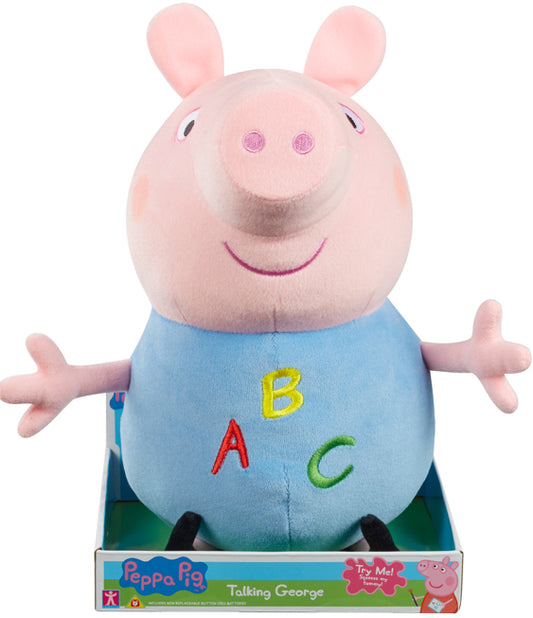 PEPPA PIG CLASSIC 14" PLUSH W SOUND GEOR