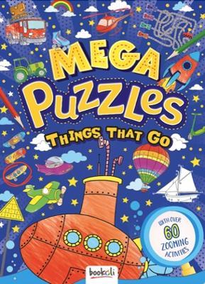 BOOK MEGA PUZZLES THINGS THAT GO