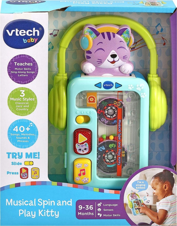 VTECH BABY MUSICAL SPIN AND PLAY KITTY