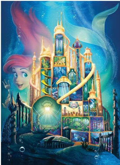 Puzzle 1000 Pc Disney Castle Ariel