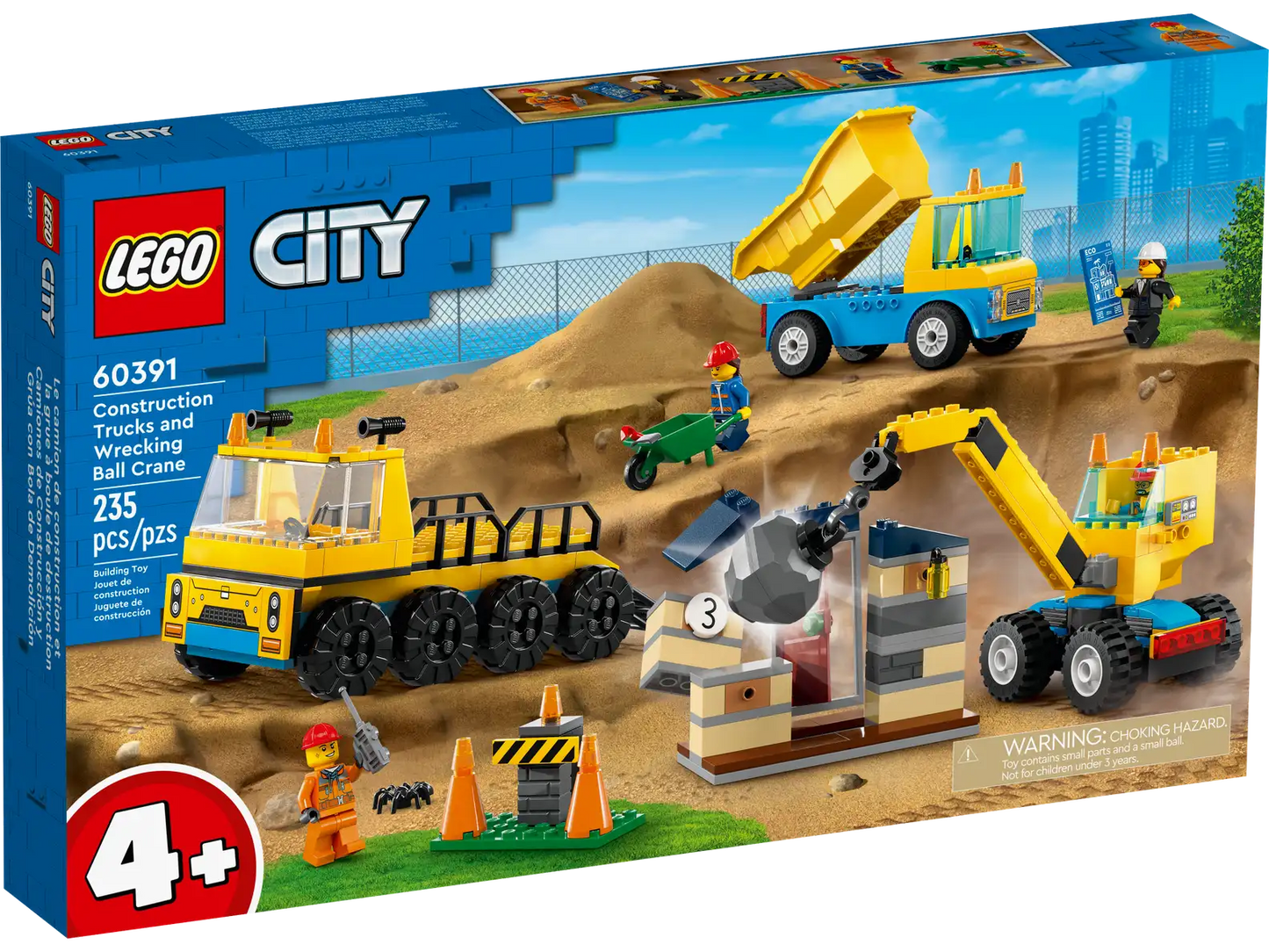 Lego 60391 City Truck & Wrecking Ball Cr