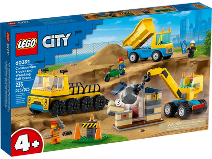 Lego 60391 City Truck & Wrecking Ball Cr