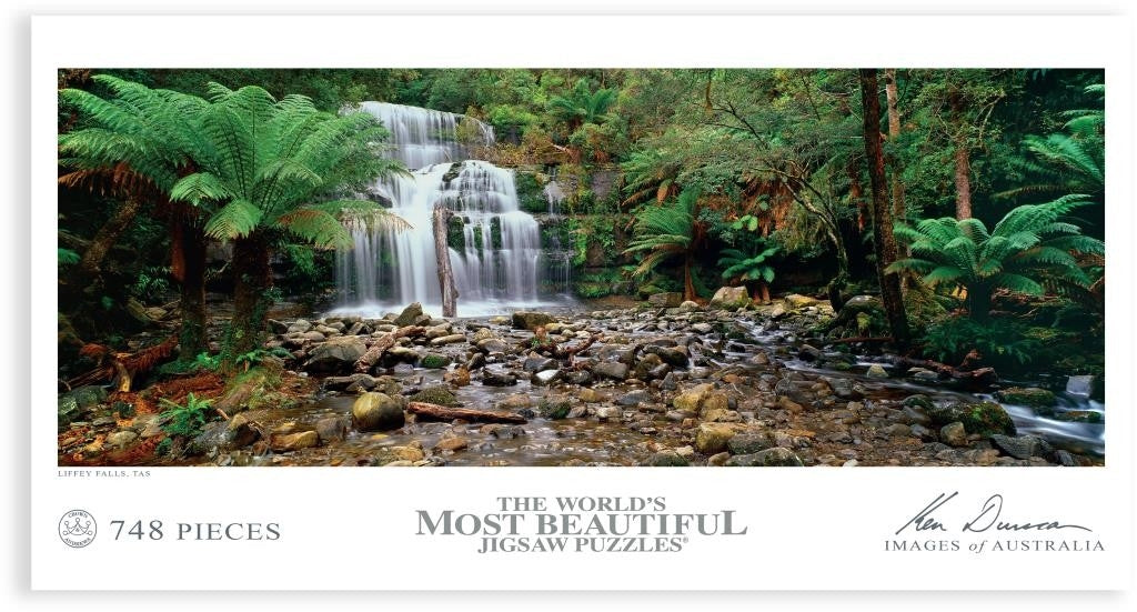 PUZZLE 748PC KEN DUNCAN LIFFEY FALLS TAS