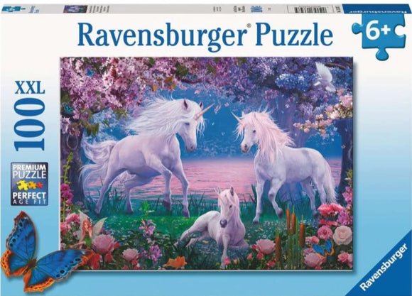 PUZZLE 100PC UNICORN GROVE