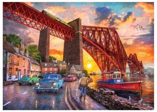 Puzzle 1000Pc Forth Bridge At Sunset
