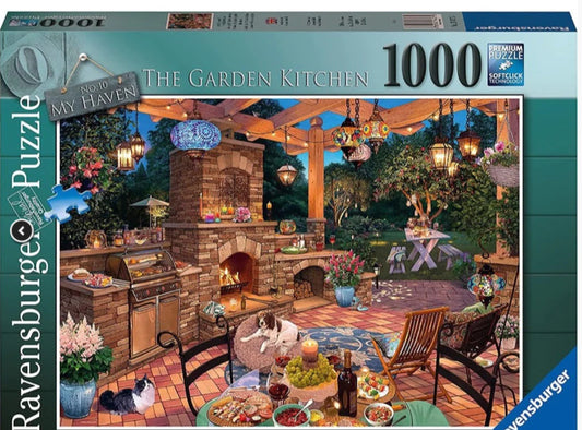 Puzzle 1000Pc My Haven Garden Kitchen